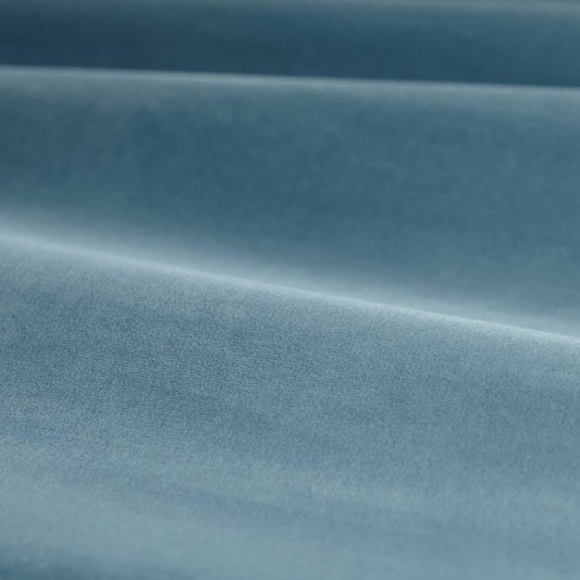 ZOFFANY Cotton Velvet Performance Fabric Plains , Textures Wedgwood Blue   - ZL4X333501