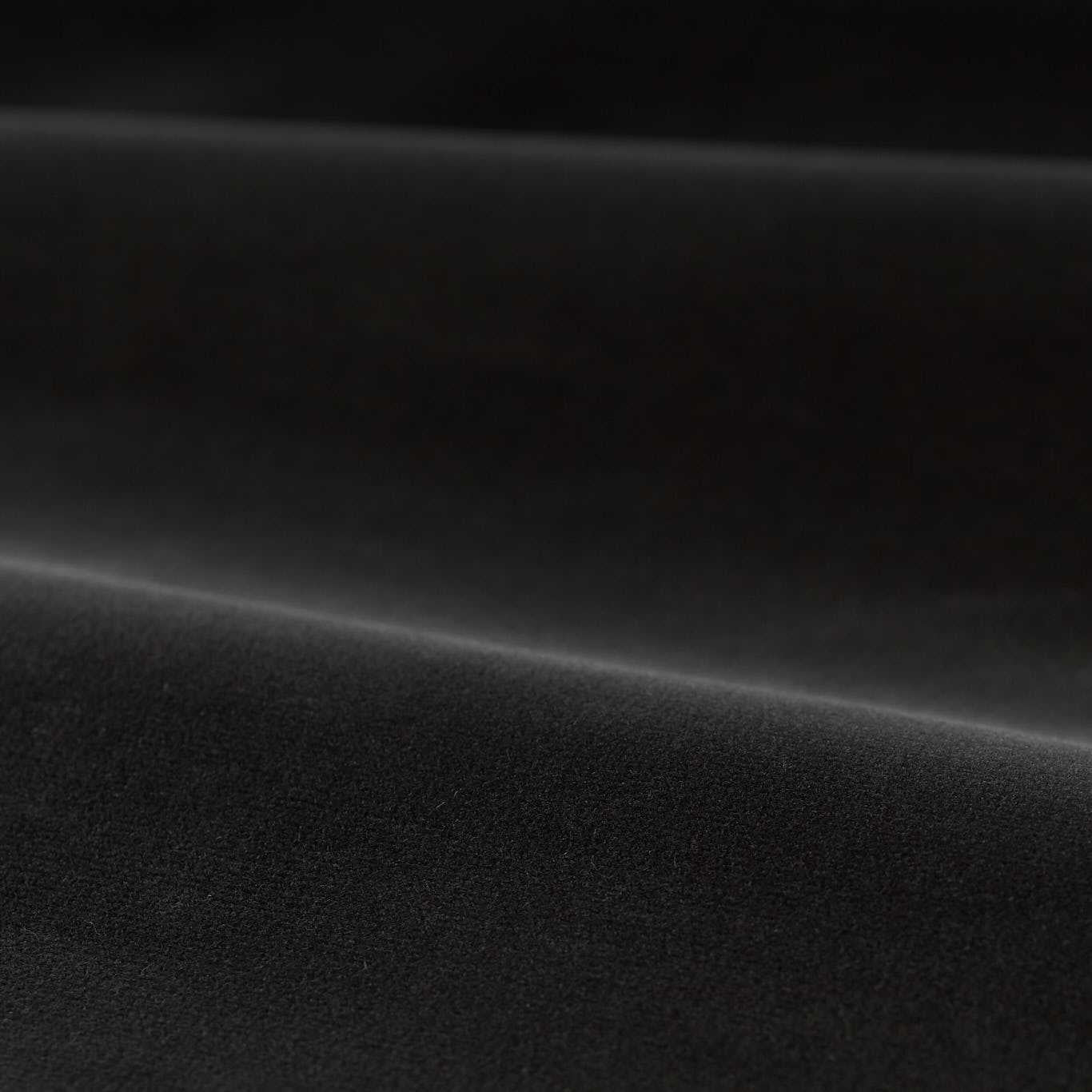 ZOFFANY Cotton Velvet Performance Fabric Plains , Textures Anthracite   - ZL4X333502