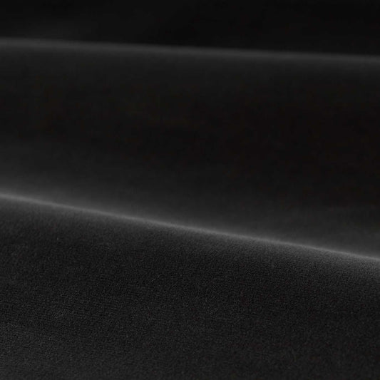 ZOFFANY Cotton Velvet Performance Fabric Plains , Textures Anthracite   - ZL4X333502