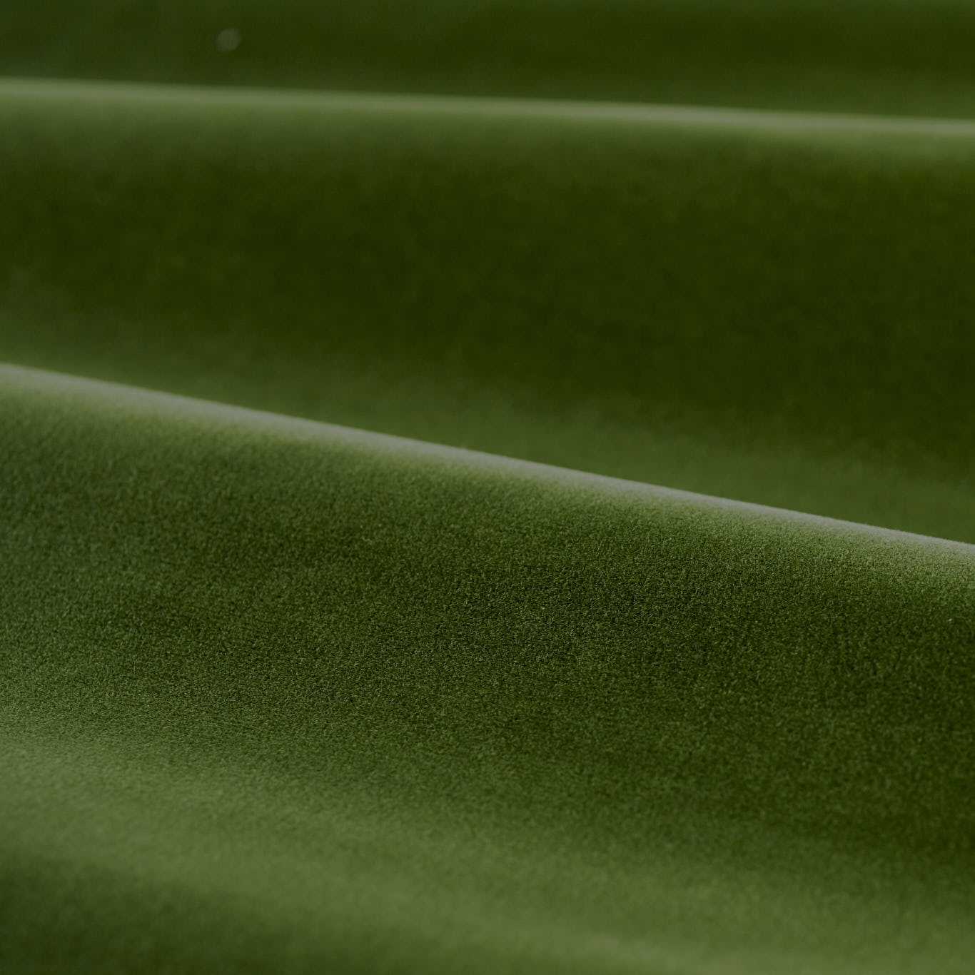 ZOFFANY Cotton Velvet Performance Fabric Plains , Textures Evergreen   - ZL4X333506