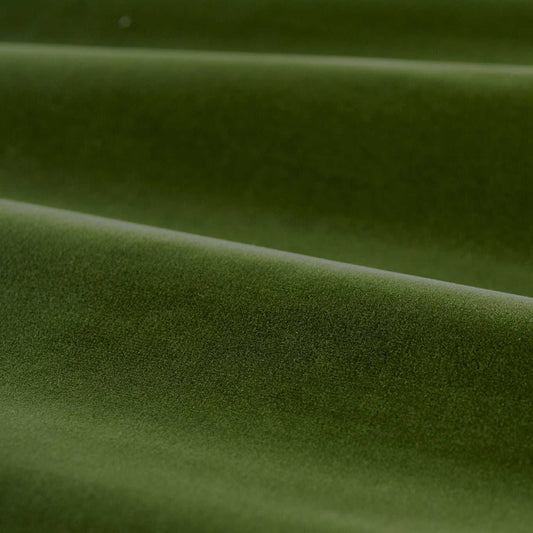ZOFFANY Cotton Velvet Performance Fabric Plains , Textures Evergreen   - ZL4X333506