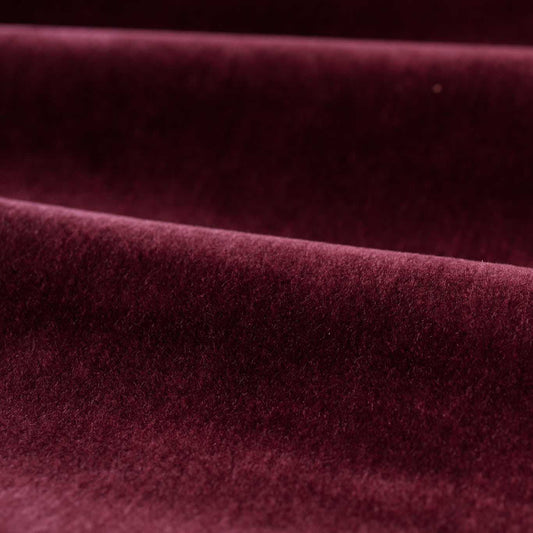 ZOFFANY Mohair Fabric Plains , Textures Bordeaux   - ZL7X333441
