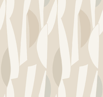 York Wallcoverings Artisan Studio Balance Nude Wallpaper Transitional Geometrics Beiges   - ZM2822