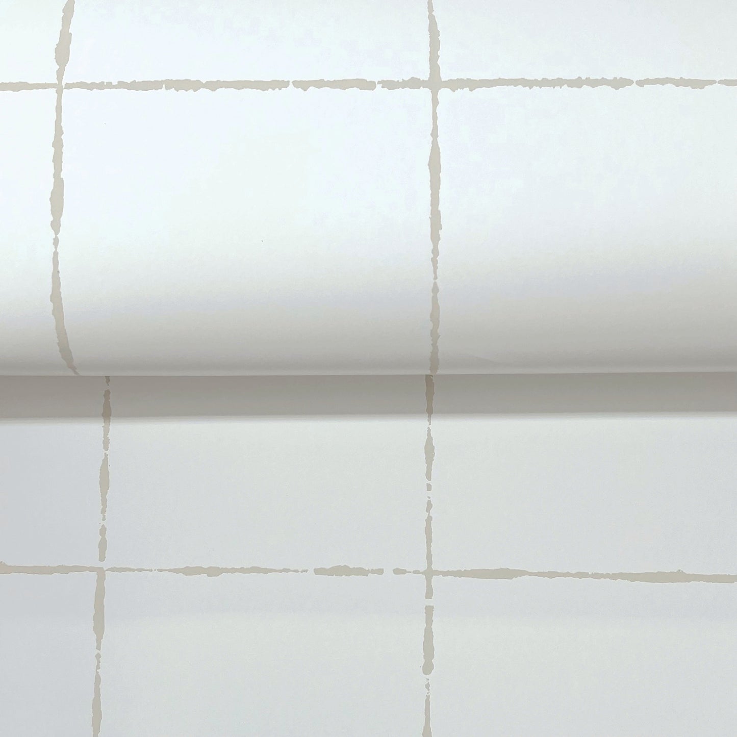 York Wallcoverings Artisan Studio La Vitre Plaid Graphite Wallpaper Modern Geometrics Whites and Off-Whites   - ZM2855