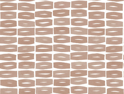 York Wallcoverings Artisan Studio Modernist Motif Terracotta Wallpaper Modern Geometrics Reds   - ZM2861