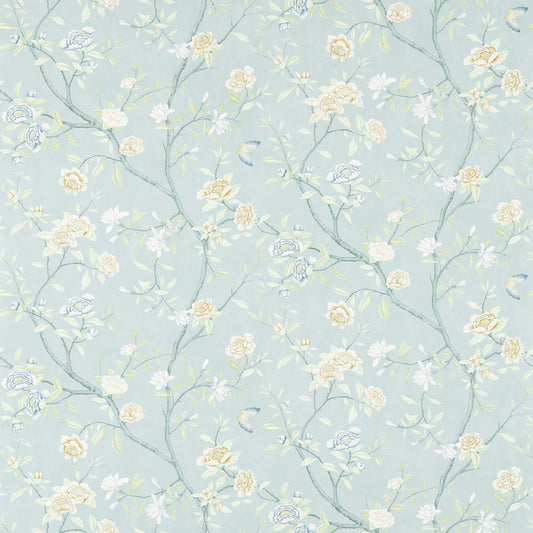 ZOFFANY Nostell Priory Wallpaper Leaves , Trees Slate  Gravure Printed Wallpaper - ZNTP06002