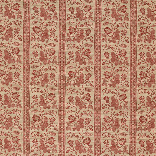 ZOFFANY Filigree Bellagio Stripe Stripes  Sandstone/Russet   - ZOF0244-02