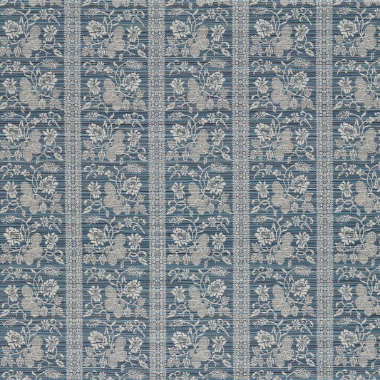 ZOFFANY Filigree Bellagio Stripe Stripes  Blue Stone   - ZOF0244-03