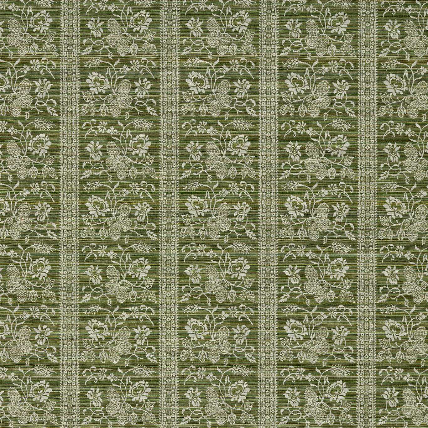 ZOFFANY Filigree Bellagio Stripe Stripes  Evergreen   - ZOF0244-06
