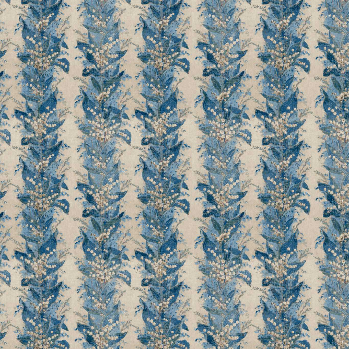 ZOFFANY Lily Stripe Stripes  Chalk/Blue Stone   - ZOF0251-05