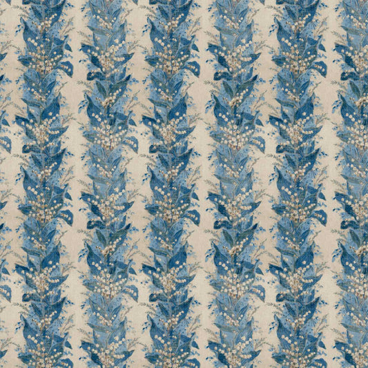 ZOFFANY Lily Stripe Stripes  Chalk/Blue Stone   - ZOF0251-05