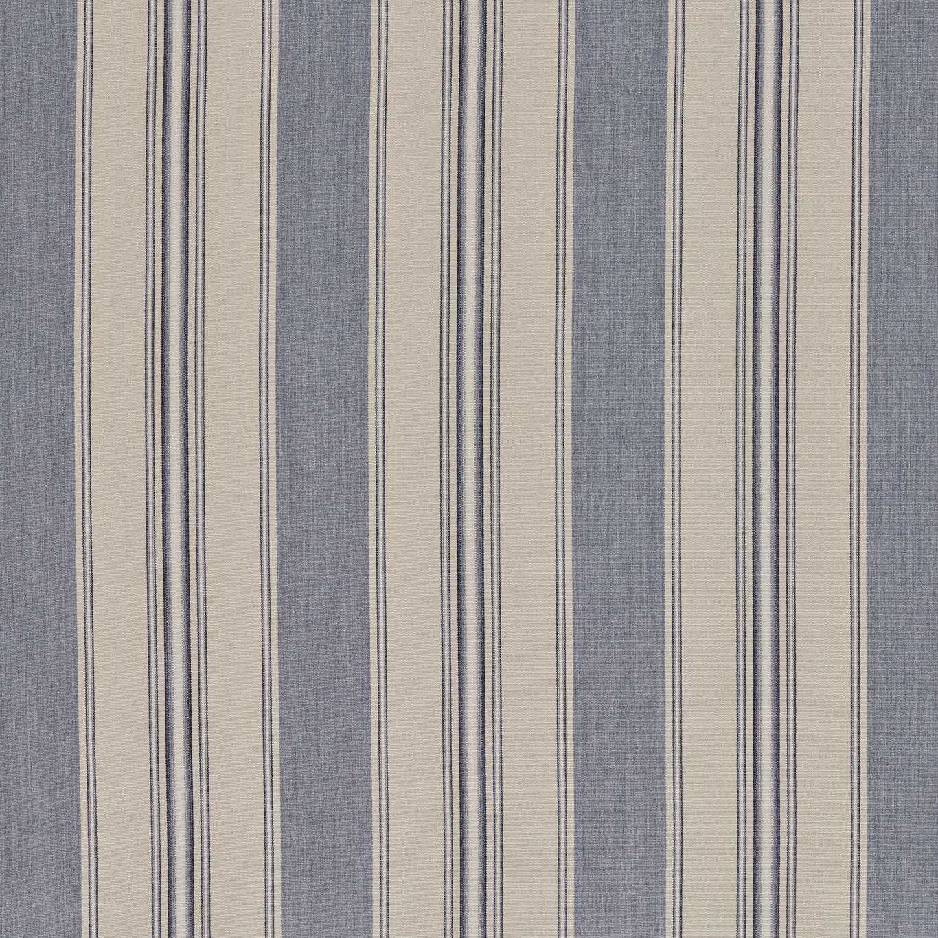 ZOFFANY Parasol Stripe Stripes  Denim/Stone   - ZOF0252-01