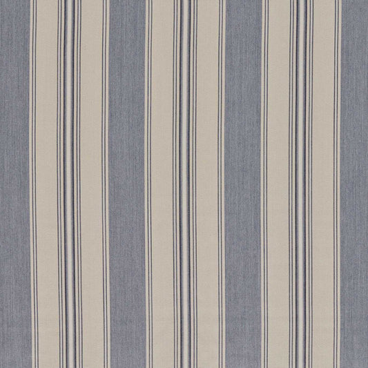 ZOFFANY Parasol Stripe Stripes  Denim/Stone   - ZOF0252-01