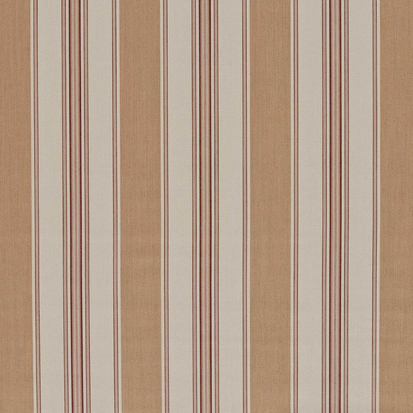 ZOFFANY Parasol Stripe Stripes  Sandstone/Russet   - ZOF0252-03
