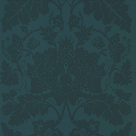 ZOFFANY Villandry  Wallpaper Damasks Serpentine  Rotary Wide Width Printed Wallpaper - ZPAL312698