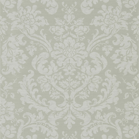 ZOFFANY Tours Wallpaper Damasks Stone  Gravure - Wide Width Printed Wallpaper - ZPAL312708
