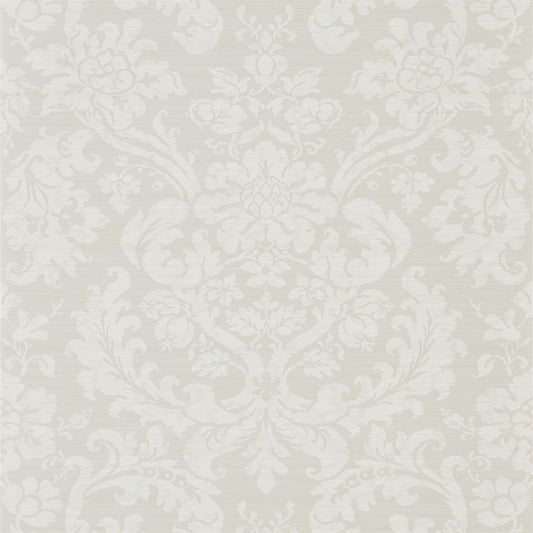 ZOFFANY Tours Wallpaper Damasks Silver  Gravure - Wide Width Printed Wallpaper - ZPAL312709