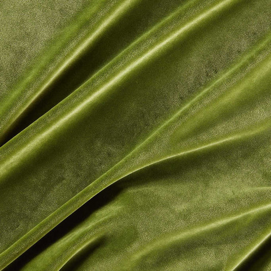 ZOFFANY OUTLET Zoffany Performance Velvet Fabric Plains , Textures Green   - ZPFV333308