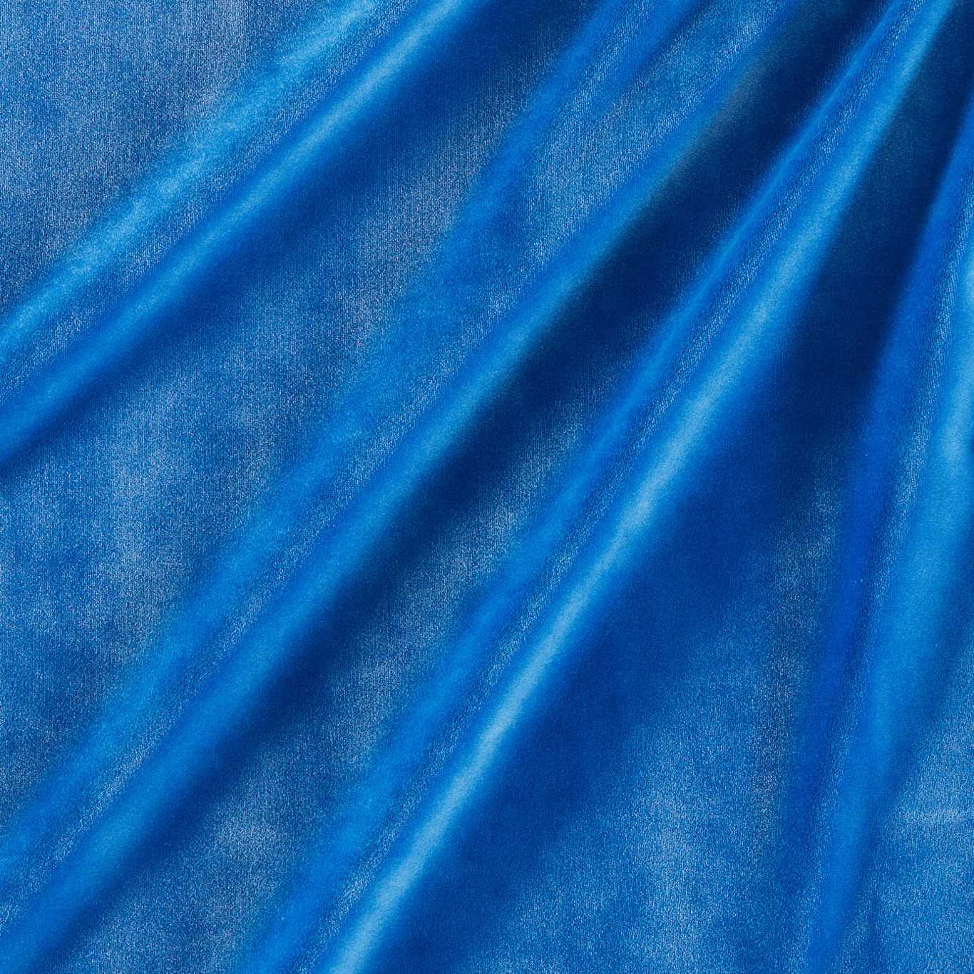 ZOFFANY OUTLET Zoffany Performance Velvet Fabric Plains , Textures Cobalt Blue   - ZPFV333309
