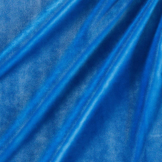 ZOFFANY OUTLET Zoffany Performance Velvet Fabric Plains , Textures Cobalt Blue   - ZPFV333309