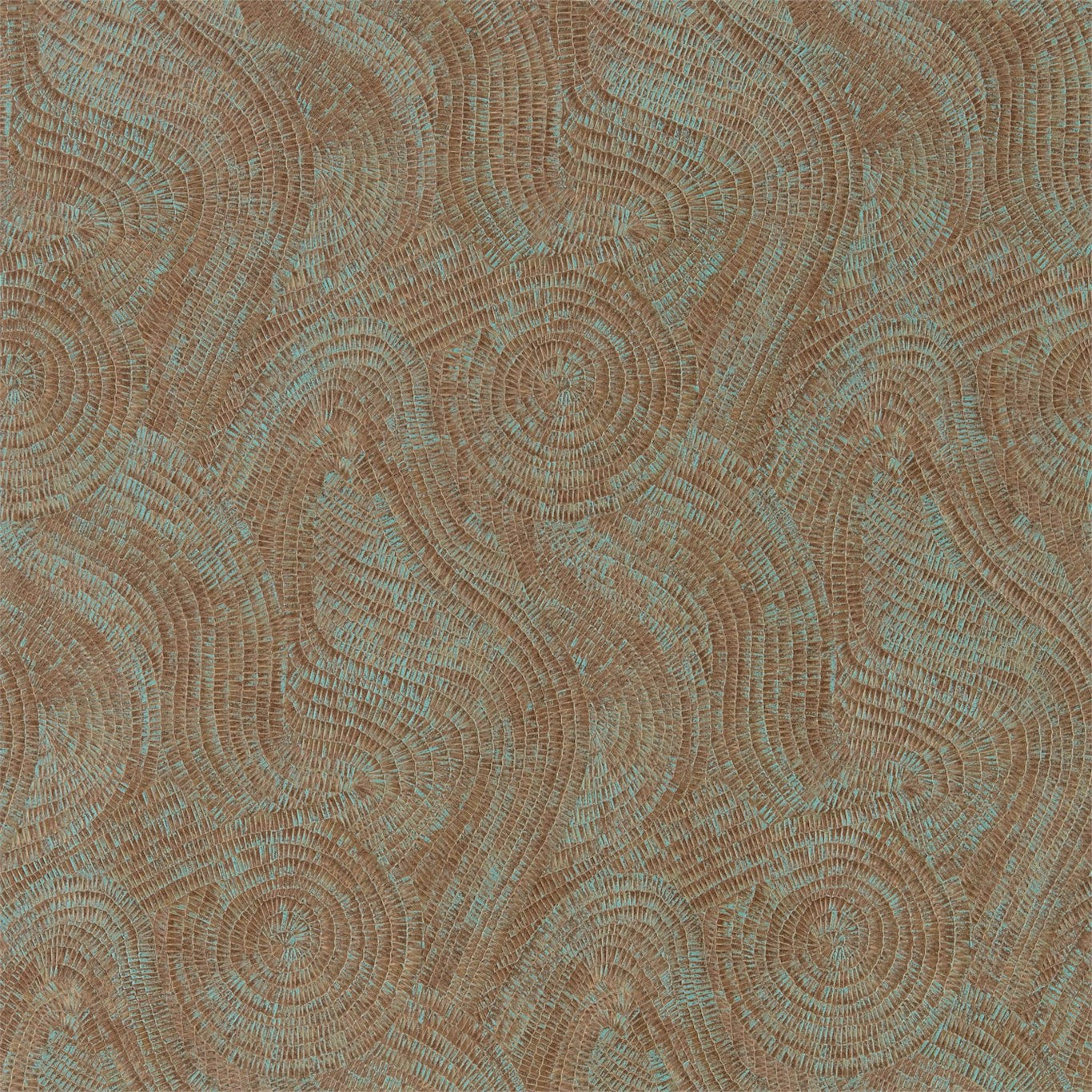 ZOFFANY Hawksmoor Wallpaper Other Oxidised Copper  Gravure - Wide Width Printed Wallpaper - ZPHA312598