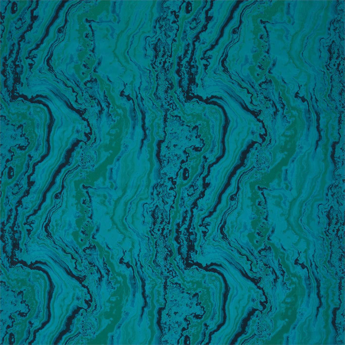 ZOFFANY Serpentine Fabric Other Blue Malachite   - ZPHA332664