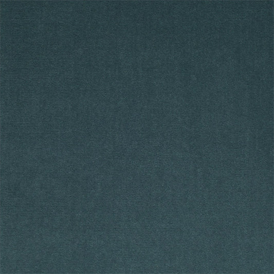 ZOFFANY Quartz Velvet Fabric Plains , Textures Teal   - ZREV331624