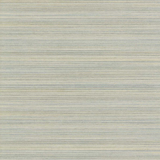 ZOFFANY Spun Silk Wallpaper Stripes Taylors Grey  Gravure Wide Width Vinyl - ZRHW312901