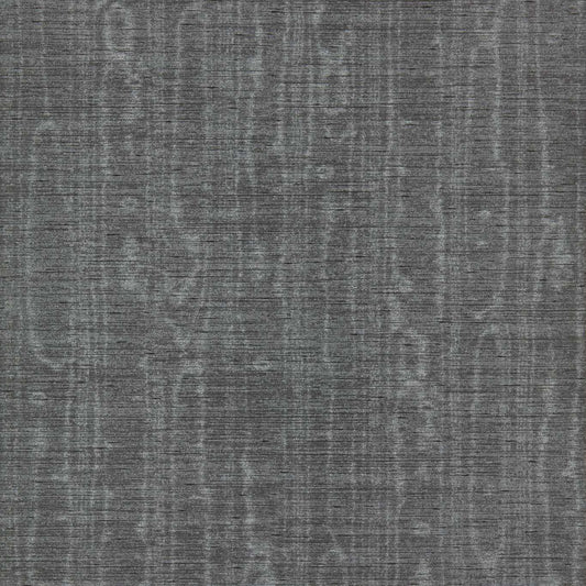 ZOFFANY Watered Silk  Wallpaper Plains , Textures Bone Black  Gravure Wide Width Vinyl - ZRHW312911