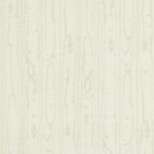 ZOFFANY Watered Silk  Wallpaper Plains , Textures Platinum Grey  Gravure Wide Width Vinyl - ZRHW312916