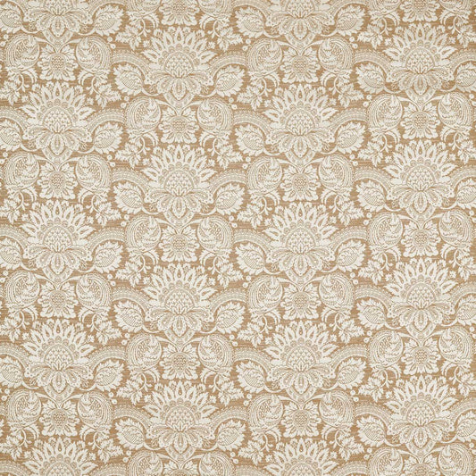 ZOFFANY Pomegranate Brocatelle Fabric Damask Pale Gold   - ZSUF333384