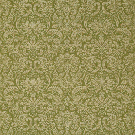 ZOFFANY Knole Damask Fabric Damask Evergreen   - ZSUF333393