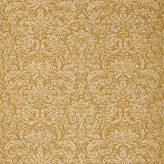ZOFFANY Knole Damask Fabric Damask Gold   - ZSUF333394