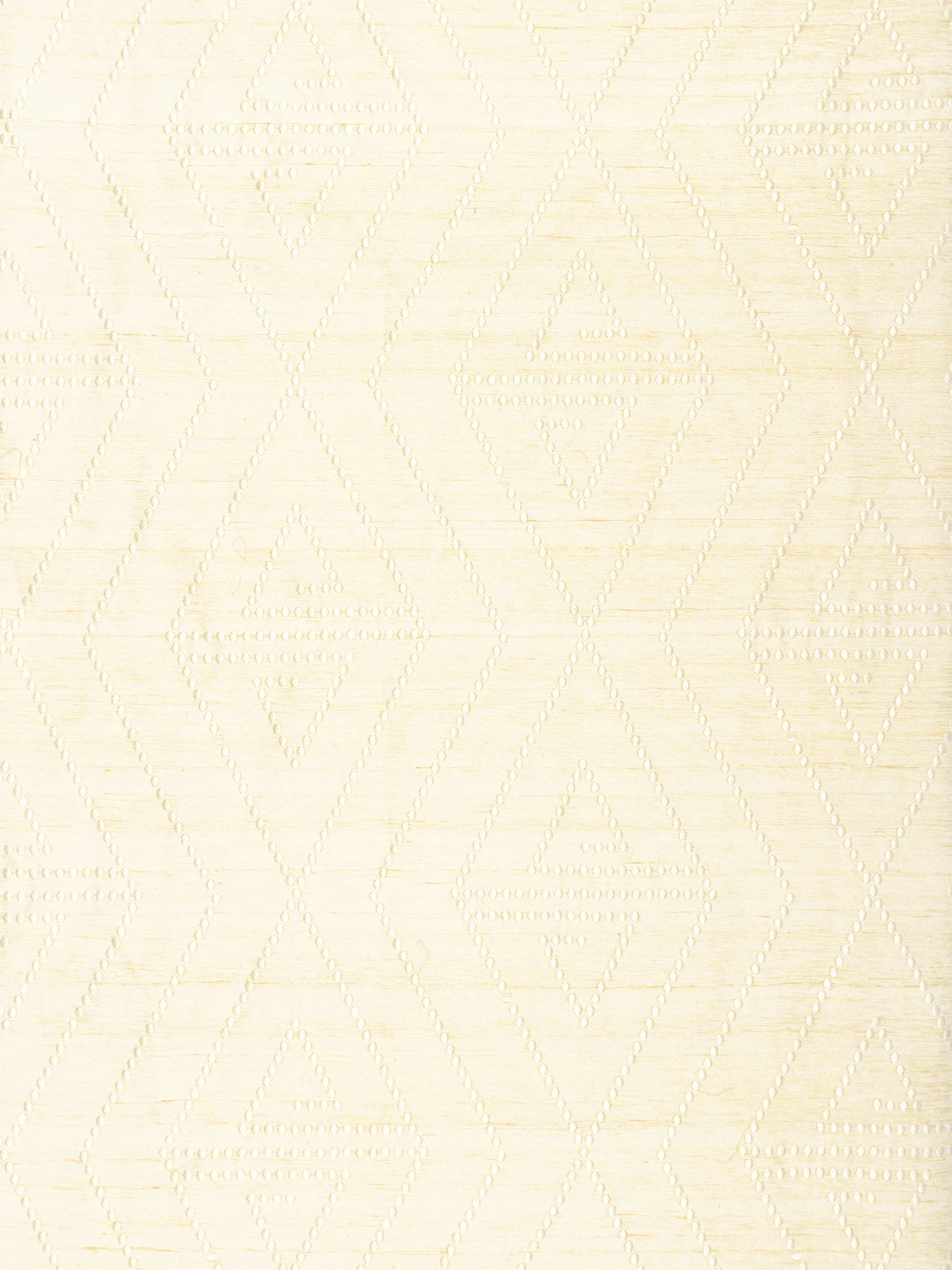 SCALAMANDRE  TORQUAY COAST FABRIC CREAM   - ZS 00016873