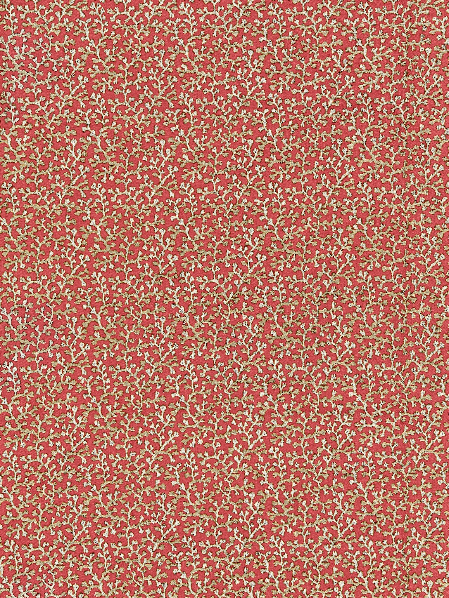 SCALAMANDRE  HELE BAY FABRIC CORAL   - ZS 00046949