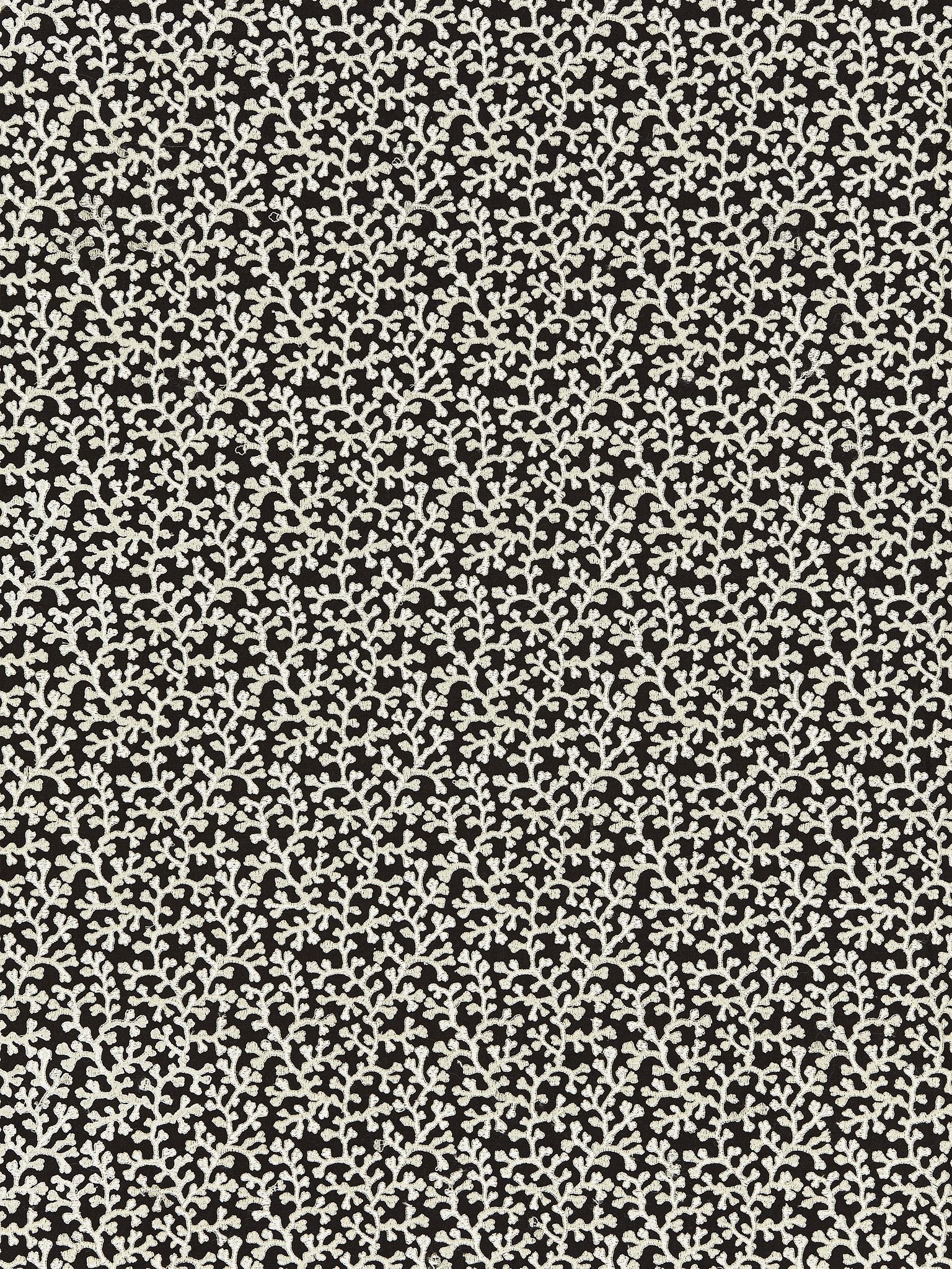 SCALAMANDRE  HELE BAY FABRIC BLACK   - ZS 00056949