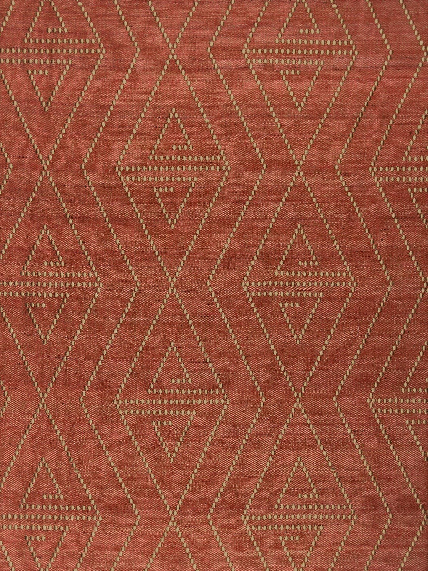 SCALAMANDRE  TORQUAY FABRIC TOMATO   - ZS 00218068