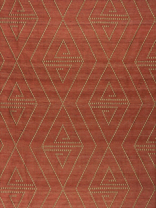 SCALAMANDRE  TORQUAY FABRIC TOMATO   - ZS 00218068