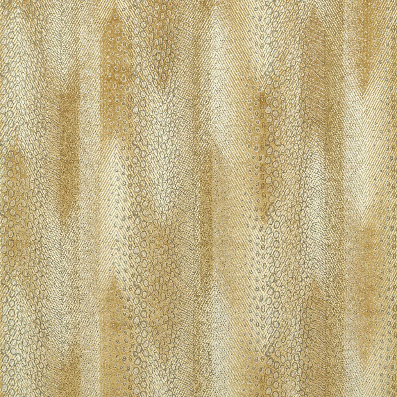 ZOFFANY Nyala Fabric Abstract , Graphic Gold   - ZTAC333253