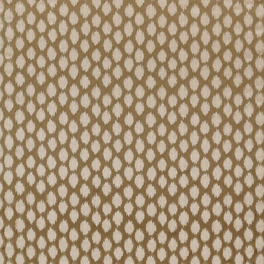 ZOFFANY Ikat Spot Fabric Spots Antique,Gold   - ZTAC333258