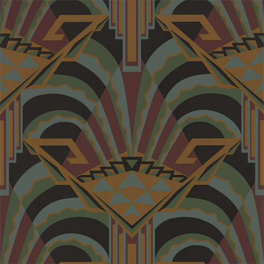 ZOFFANY Conway Wallpaper Geometric Sahara  Rotary Wide Width Printed Wallpaper - ZTOT312747