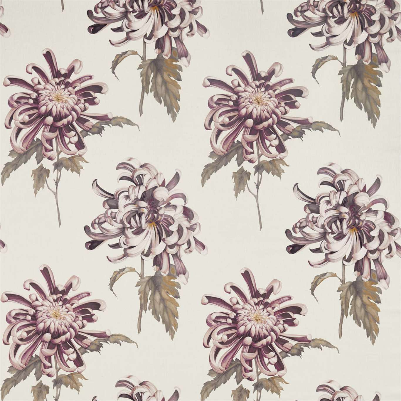 ZOFFANY Evelyn Fabric Classic Floral Rose Quartz,Linen   - ZTOT322642
