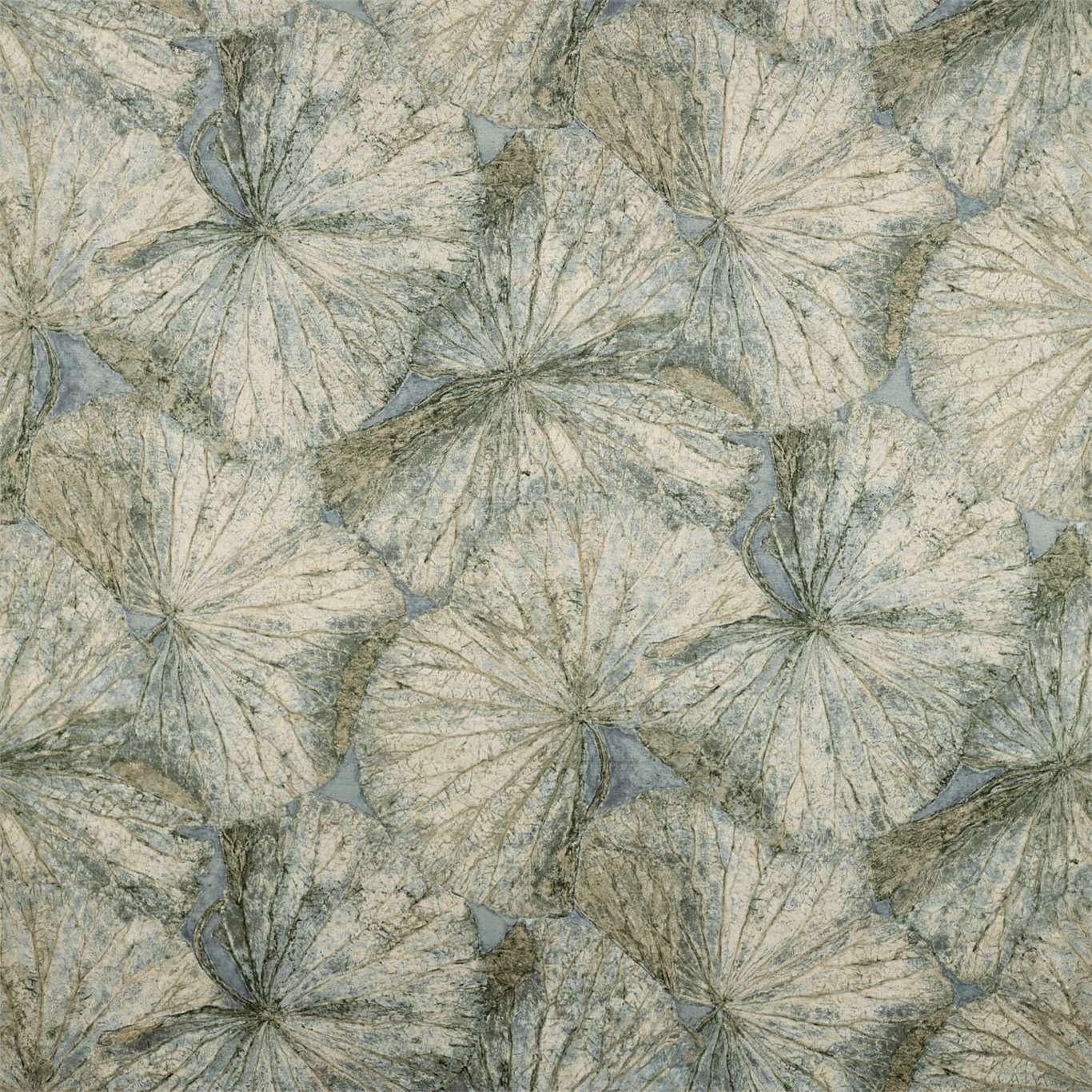 ZOFFANY Taisho Fabric Leaves , Trees Fossil   - ZTOT322646