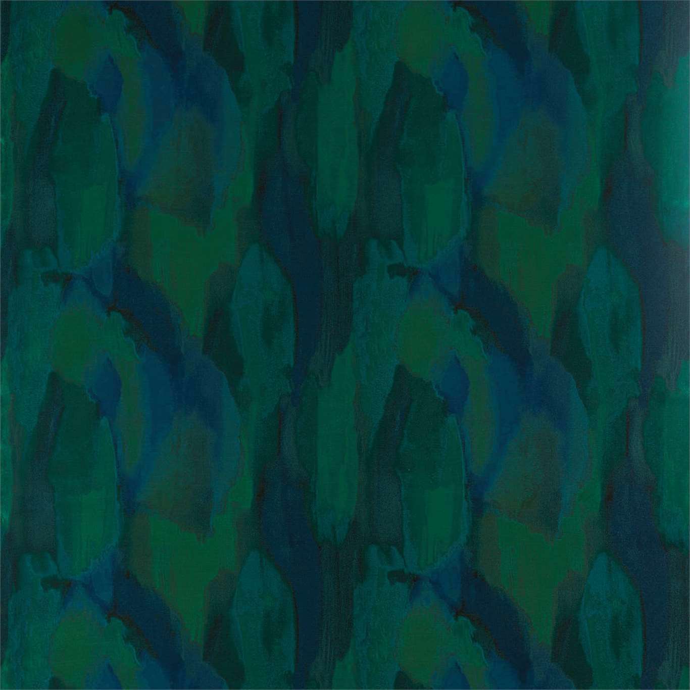 ZOFFANY Hepworth  Fabric Abstract , Graphic Blue Malachite   - ZTOT332899