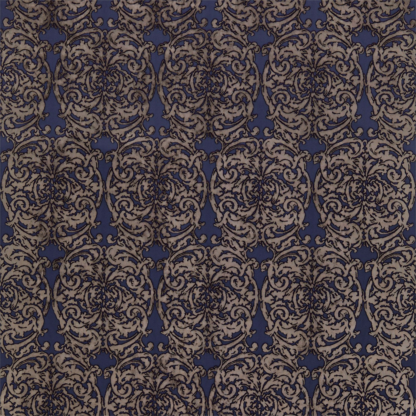 ZOFFANY Tespi  Fabric Other Indigo,Taupe   - ZTSV332165