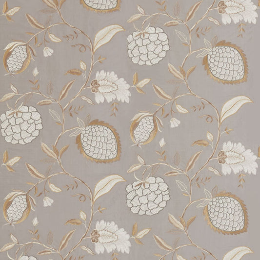 ZOFFANY Pomegranate Tree Fabric Leaves , Trees Platinum   - ZWIN332344