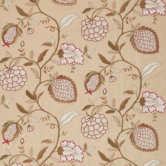 ZOFFANY Pomegranate Tree Fabric Leaves , Trees Sienna   - ZWIN332345