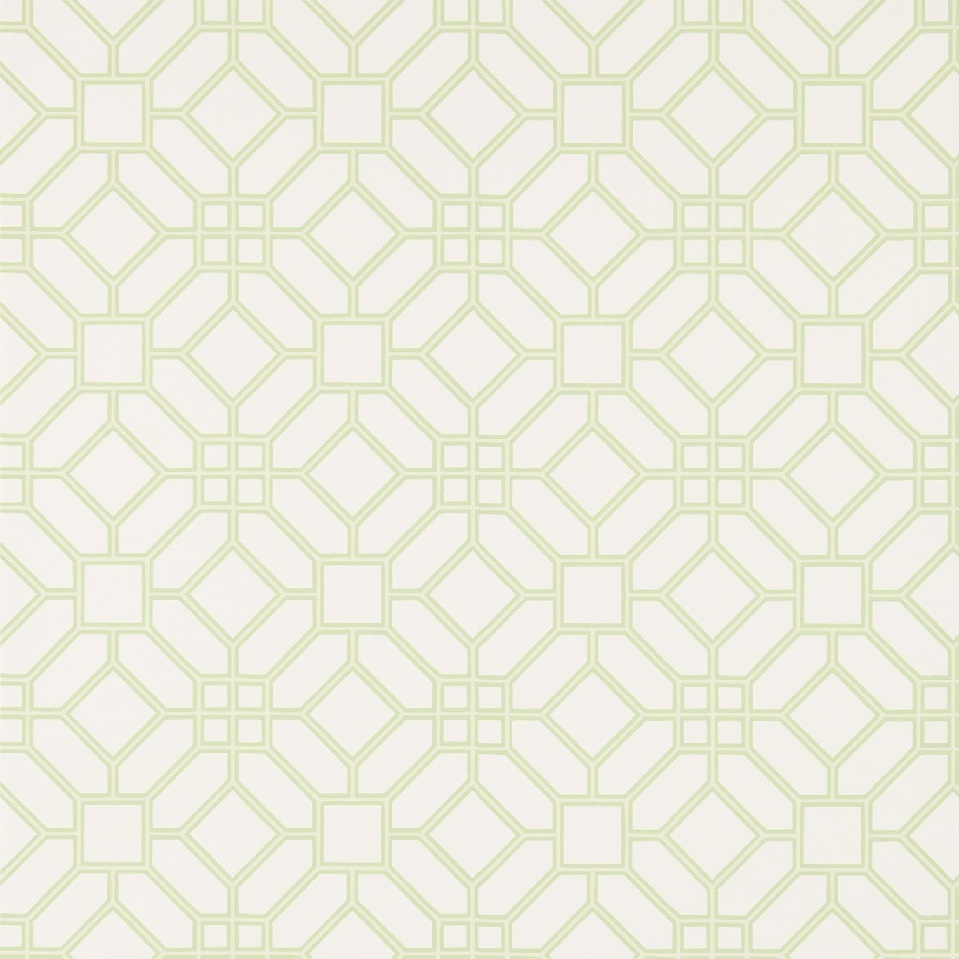 ZOFFANY OUTLET Veranda Trellis Wallpaper Geometric Leaf   - ZWOO311343