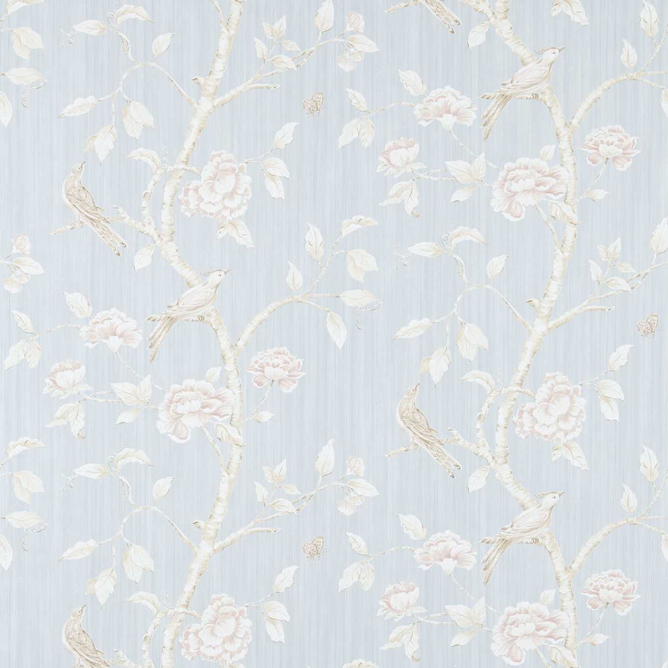 ZOFFANY Woodville Wallpaper Birds La Seine  Rotary/Gravure Wallpaper - ZWOO311346