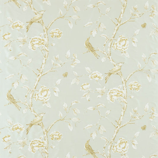 ZOFFANY OUTLET Woodville Silk Fabric Birds Ice Floes   - ZWOO321429